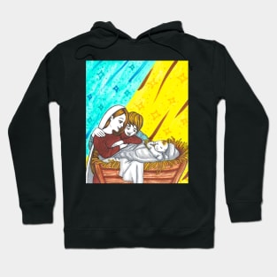 The birth of Jesus Hoodie